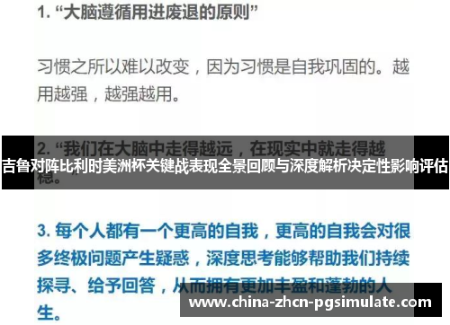 吉鲁对阵比利时美洲杯关键战表现全景回顾与深度解析决定性影响评估